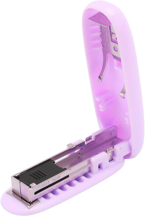 Portable Stapler, Effort Saving 15 Sheet Capacity Desktop Stapler Compact and Portable Office Stapler with Foldable Design for School Office Class...