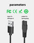 Dog Charger Replacement oneisall Charger, 5V USB Charger Cable Compatible with oneisall Dog Clippers with 1 Cleaning Brush, 3.3ft Power Cord...