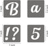 4 Inch Alphabet Letter Stencils - 70 Pack Letter Number Stencil Templates with Signs for Painting on Wood, Reusable Calligraphy Numbers and Letter...