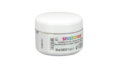 Snazaroo Face and Body Paint, Clown White, 50ml...