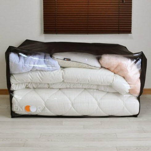 Emoor Storage Case for Traditional Japanese Futon & Duvet & Pillow Twin-Wide-Size...