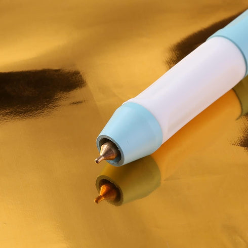 Hot Foil Roon & Hot Heated Foil Pens Set,Foil Quill Starter USB Heat Foil Pen for Scrapbooking Tool Kits Gold Glimmer Hot Foil Roll for Card Makin...