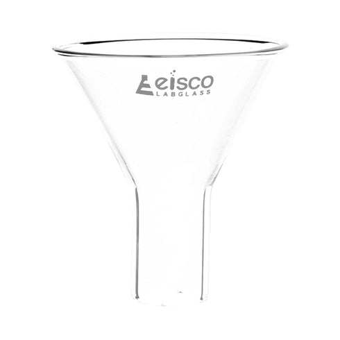EISCO Powder Funnel, 55mm - 60º Angle - Plain Stem, 20mm - Borosilicate Glass...
