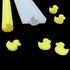Little Rubber Duck Shaped Long Tube Silicone Mold Duckling Column Chocolate Candy Mold Handmade Candle Mold Embed Soap Making Supplies...
