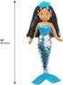 Linzy Toys,Aria Mermaid Doll, Soft Plush Mermaid, Blue, 18" Mermaid Toys for little Girls, Sirena's para ninas, Sirena's Plush (89002)...
