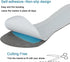 2 Pairs Pigskin High Heel Cushion Inserts Insoles, Anti-Slip Shoe Inserts for Dress Shoes Pain Relief, Adhesive Arch Support Sandal Insoles, Leath...