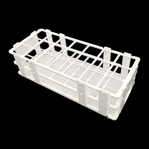 1 Piece Test Tube Rack Plastic Lab Test Tube Rack 21 Holes Detachable Lab Test Tube Rack Holder Centrifuge Tube Holder Centrifuge Tube Rack for 30...