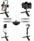 MOUNTDOG Portable Webcam Stand & Mini Tripod - Extendable Tabletop Tripod for iPhone, Camera, Samsung & Smartphone - 360 Rotation, Black...