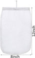 ALEGI Aquarium Filter Media Bag Extra Fine,Reusable 180 Micron Drawstring Mesh Filter bags for Activated Carbon (12"*8" (3 pack))...