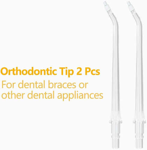 Salate 2 pcs Orthdontic Tips Replacement Tips for Salate Water Flosser Oral Irrigator...