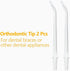 Salate 2 pcs Orthdontic Tips Replacement Tips for Salate Water Flosser Oral Irrigator...