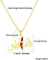 Palestine Map Pendant Necklace, Palestinian Flag Necklace Jewelry Gifts, Stainless Steel Arabic Jewelry for Women and Men...