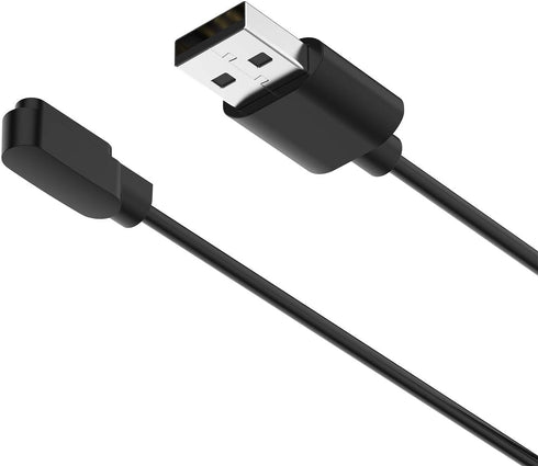 4 Pcs Black Chargers Smartwatch Accessories Compatible with Da Fit Smart Watch Charger, Replacement USB Charger Cable 3.3 Ft Charging Cord for Sma...