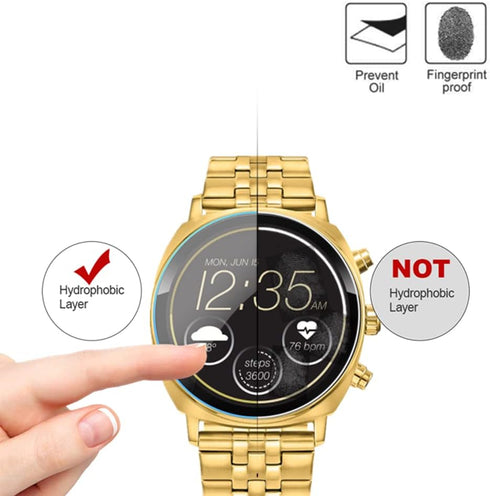 Compatible for Citizen CZ Smart Gen 2 41MM Screen Protector, 9H Anti-Scratch Tempered Glass Protective Film for CZ Smart Gen 2 41MM Unisex Casual ...