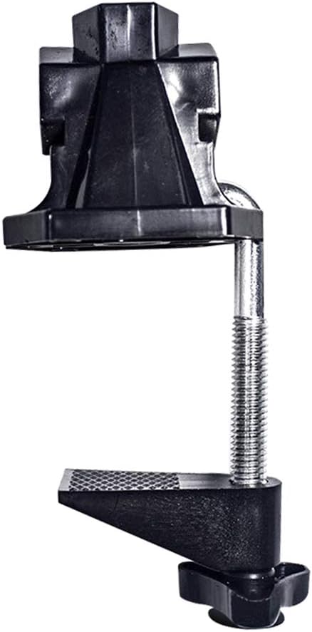 1Pc Black Bracket Clamp Accessories Holder Fit for Mic Clamps Fixed Metal Desk Lamp Clip Fittings Screw Camera Flash Mount Clamp Bracket Monitor M...