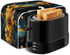 2 Slice Toaster Cover Splash Oil Painting Sunflower Plus Size Toaster Dust Cover Microwave Oven Cover Dust and Fingerprint Protection (14x14")2PCS...
