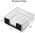 Acrylic Sticky Note Holder Desk Organizer Decor for 3x3 Sticky Notes Memo (Black)...