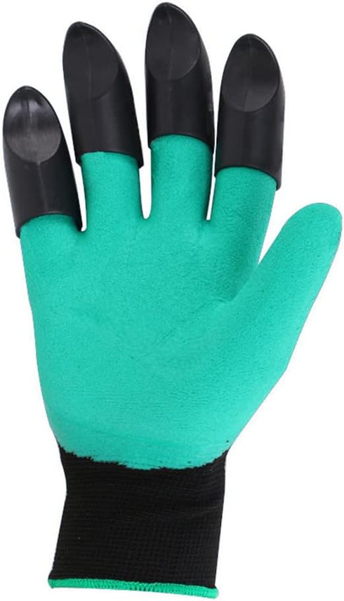 2 Pairs Garden Gloves with Claws for Women and Men Both Hands Gardening Work Gloves Garden Gloves Yard Work Safe Gloves for Easy Digging Planting...