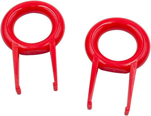 Granvela Pack 2 Keycap and Key Remover Red Plastic Keycap and Key Puller for Mechanical Keyboard...