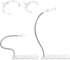 Adjustable Doll Stand, Fits 7, 8, 9, 10 ,11, 12, 13, and 14 inch Dolls or Action Figures, Waist is 0.1 to 2.6 inches (2Pcs Clear)...