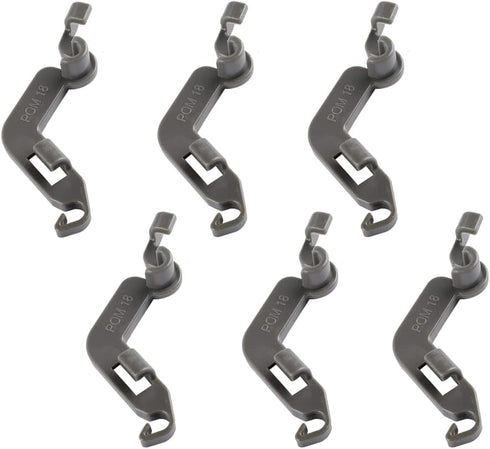 6PCS/PACK Reliable W10082853 Dishwasher Tine Pivot Clip. Replacement Part Fits for Whirlpool Kenmore Kitchenaid Dishwasher and Replaces W10082853 1446946, AH1734891, EA1734891, PS1734891, LP13747
