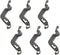 6PCS/PACK Reliable W10082853 Dishwasher Tine Pivot Clip. Replacement Part Fits for Whirlpool Kenmore Kitchenaid Dishwasher and Replaces W10082853 1446946, AH1734891, EA1734891, PS1734891, LP13747