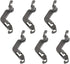 6PCS/PACK Reliable W10082853 Dishwasher Tine Pivot Clip. Replacement Part Fits for Whirlpool Kenmore Kitchenaid Dishwasher and Replaces W10082853 1446946, AH1734891, EA1734891, PS1734891, LP13747