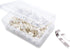 Granvela Gateron KS-9 Brown Switches with White Bottom Clear Top, Smooth Tactile Feedback, 55g Actuation Force, 3-pin Design, Compatible with Cher...