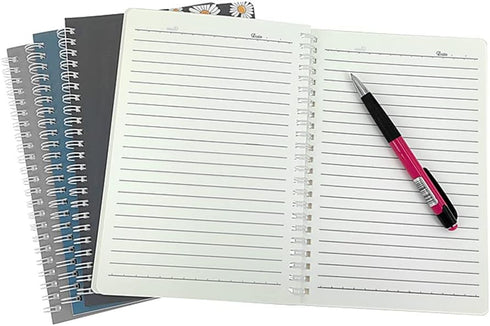ALIMITOPIA 4 Pack Spiral Notebook Journal,Wirebound Ruled Sketch Book NotePad Diary Memo Planner,A5 Size(8.3X5.7) & 60 sheets...
