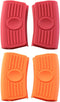 2Pairs Silicone Assist Handle Holder Grip, Heat Resistant Scald-Proof Insulated Sleeves Cover for Hot Frying Pans, Griddles, Skillets, Oven Trays(...