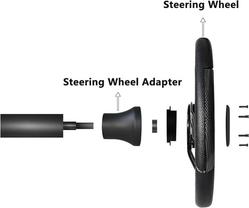 Golf Cart Steering Wheel Adapter, Golf Cart Steering Wheel Adapter Hub Only For EZGO TXT & RXV Golf Cart...