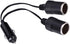 Dual Double Socket 12v Car Cigarette Lighter Adapter Car Cigarette Lighter Splitter 13×9×5 12v 24v Car Charger Plug Male to 2-Way Female Cigarette...