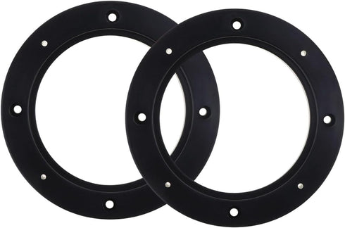 2PCS Black Plastic Speaker Spacer Adaptor Ring Mounting Bracket, 4inch Dia Speaker Spacer Rings for Cars, Boats, Trucks, and More......