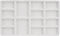 8 Inch 14 Wells Artist Ceramic Paint Palette, Rectangle Ceramic Watercolor Painting Mixing Tray for Watercolor Gouache Acrylic Oil Painting...