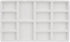 8 Inch 14 Wells Artist Ceramic Paint Palette, Rectangle Ceramic Watercolor Painting Mixing Tray for Watercolor Gouache Acrylic Oil Painting...