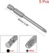 uxcell 5 Pcs 4mm PH2 Magnetic Phillips Screwdriver Bits, 1/4 Inch Hex Shank 2.56-inch Length S2 Power Tool...