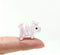 Tiny Pig Miniature Glass Figurine – Handmade Blown Glass Animal – Cute Collectible Pig Sculpture – Fairy Garden Pet Décor Gift (Pink)...