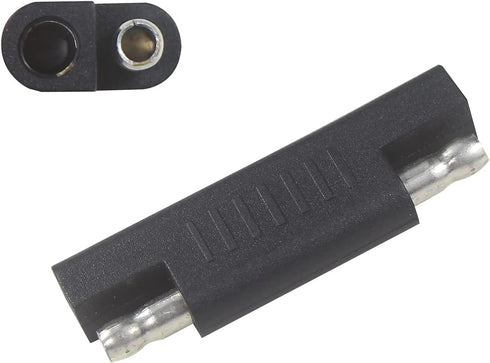 SAE Polarity Reverse Adapter Connector 2 Pin SAE Polarity Switching Adapter SAE Quick Disconnect Plug For SAE To SAE Extension Cable Solar Panel A...