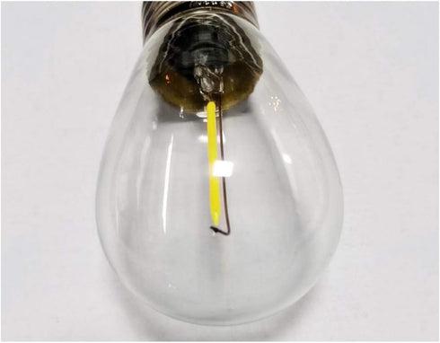 25-Pack S14 LED Bulb String Light Bulbs 7 Watt Equivalent Equivalent Daylight White 6000K 0.65W E26 LED Edison Replacement Light Bulbs for Indoor ...
