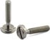 HJ Garden 2pcs 1/4-20 Thread D-Ring Stainless Steel Camera Fixing Screws for Camera Tripod Monopod QR Plate,D Shaft Quick Release Plate Mounting S...