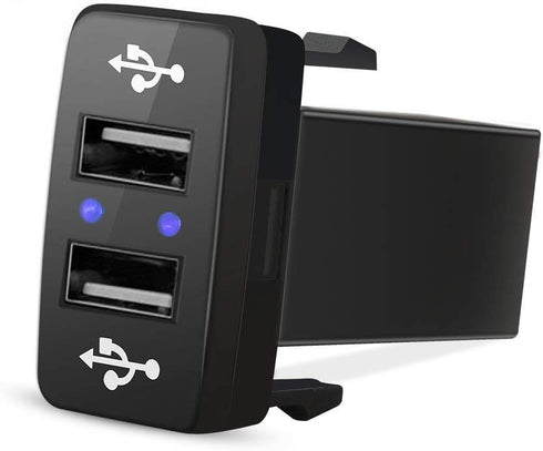 Dual USB Charger Ports Compatible with Toyota, 12V Car Charger USB Power Socket Adapter 2.1A for Smart Phone PDA iPad iPhone......
