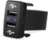 Dual USB Charger Ports Compatible with Toyota, 12V Car Charger USB Power Socket Adapter 2.1A for Smart Phone PDA iPad iPhone......