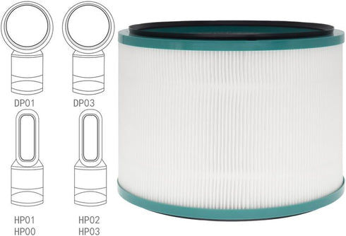 Air Purifier Filter Replacements for Dyson Pure Cool Link DP01 DP02, Pure Hot + Cool Link HP01 HP02 HP03, Part # 968125-03...