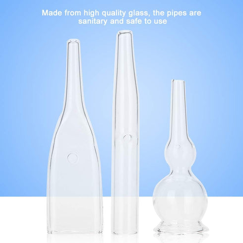 Vacuum Glass Tube, Blackhead Removal Pipes Set Facial Cleansers Whitehead Removing Pipe Kit Machine Accessories Device for Face Suction Pore Clean...