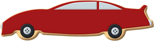 Race Car Cookie Cutter 5.25 Inch –Tin Plated Steel Cookie Cutters - CookieCutterCom Brand...