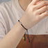 Mountain Range Double Rope Bracelet For Women Men Stainless Steel Fashion Hollow Out Style Mountain Range Double Layer Handmade Bracelet Nature Lo...