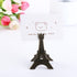 Memo Clip 4PCS Creative Eiffel Tower Shape Metal Memo Paper Clip for Photo Paper Decoration Retro Name Card Picture Clip Holder School Office Supp...
