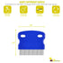 5 Pack Flea Lice Comb, Stainless Steel Dog Cat Grooming Combs with Rounded Teeth, Professional Pet Tear Stain Remover, Dematting Tool for Small, M...