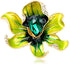 Enamel Peony Flower Brooch Pin Vintage Plant Peony Flower Suit Lapel Pin Crystal Coat Brooch Pin Jewelry for Women...