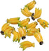 Uniquer 20Pcs Yellow Banana Micro Model Charms,Resin Imitation Food Lovely Dangle Charms with Loop for DIY Jewelry Making Necklaces Earrings Key C...
